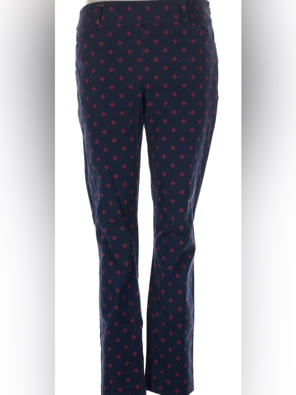 Loft Marissa Skinny Patterned Pants